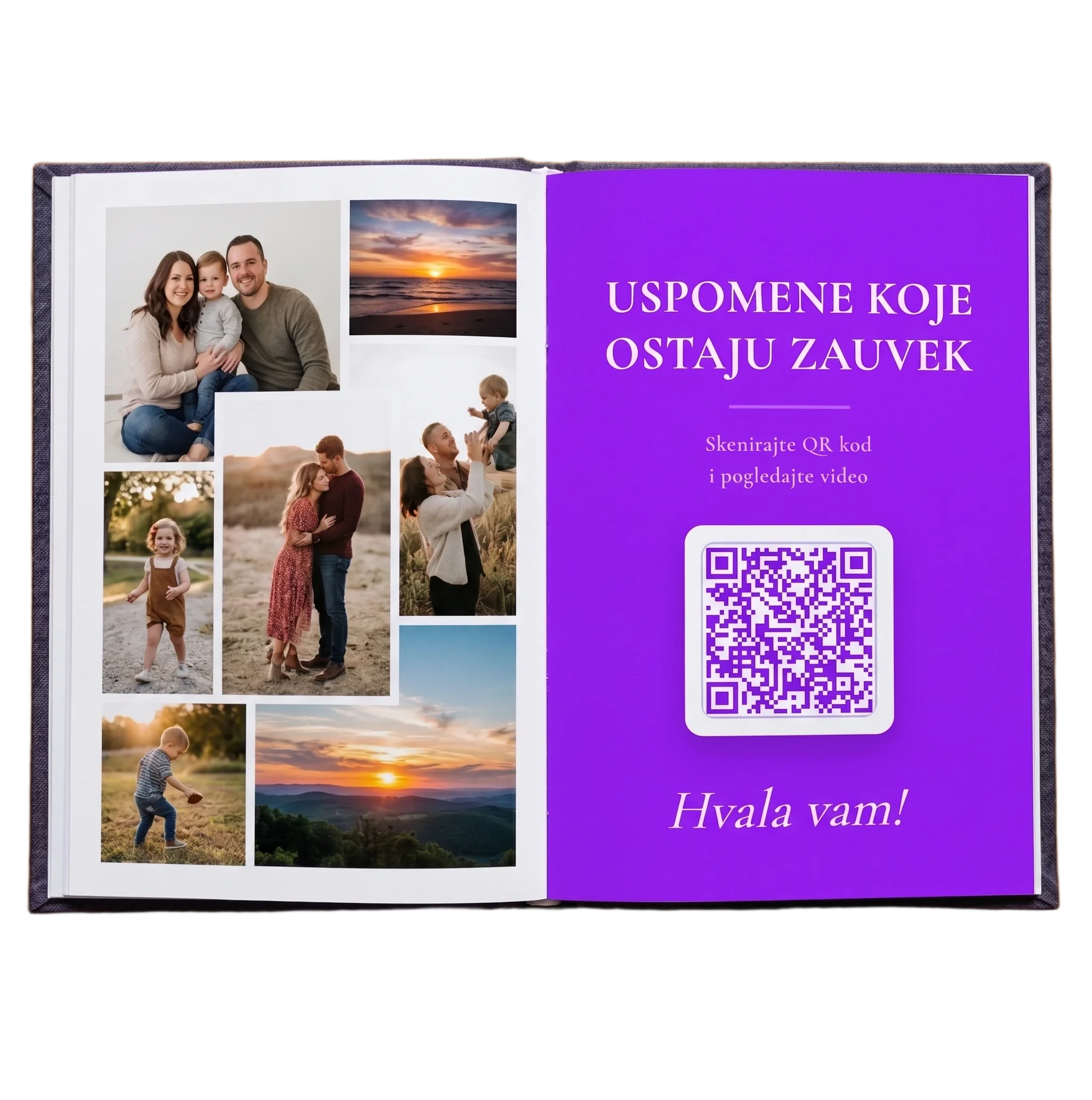 Foto album sa QR kodom – skenirajte i pogledajte video uspomene
