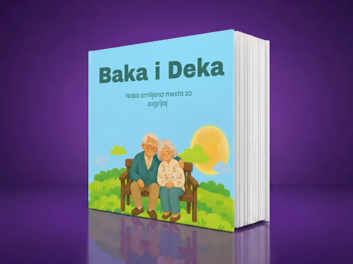 Foto album Baka i Deka — Baka i deka na klupi pod toplim suncem