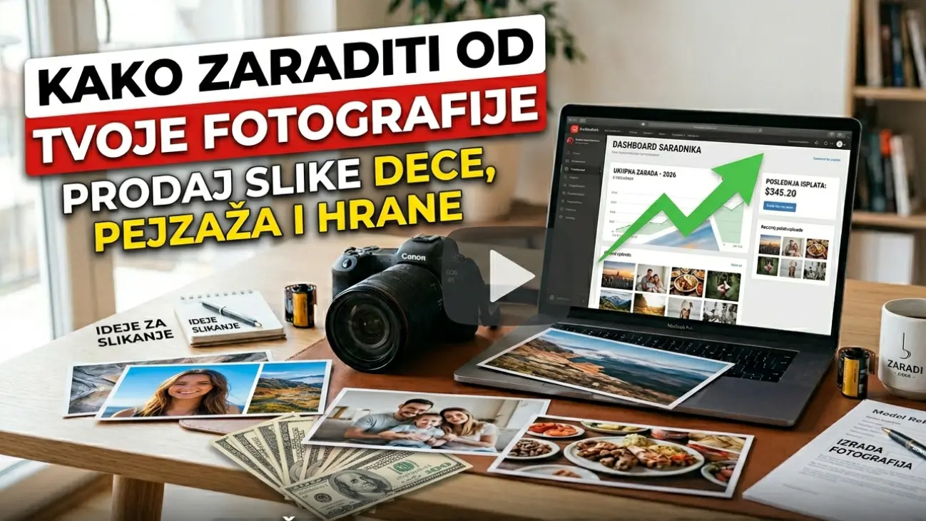 Zaradi od fotografije 2026 - kako zaraditi od stock fotografije, saveti za prodaju slika, koje teme se najbolje prodaju