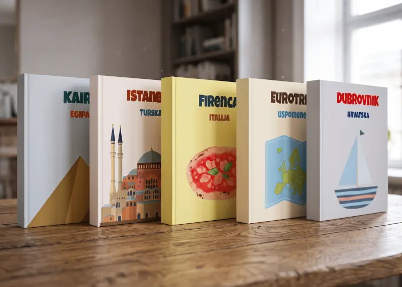 Personalizovani Loom foto albumi sa putovanja — Kairo, Istanbul, Firenca i Dubrovnik