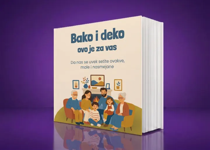 Foto album Ovo je za vas – Bako i deko, ovo je za vas — poklon od unuka