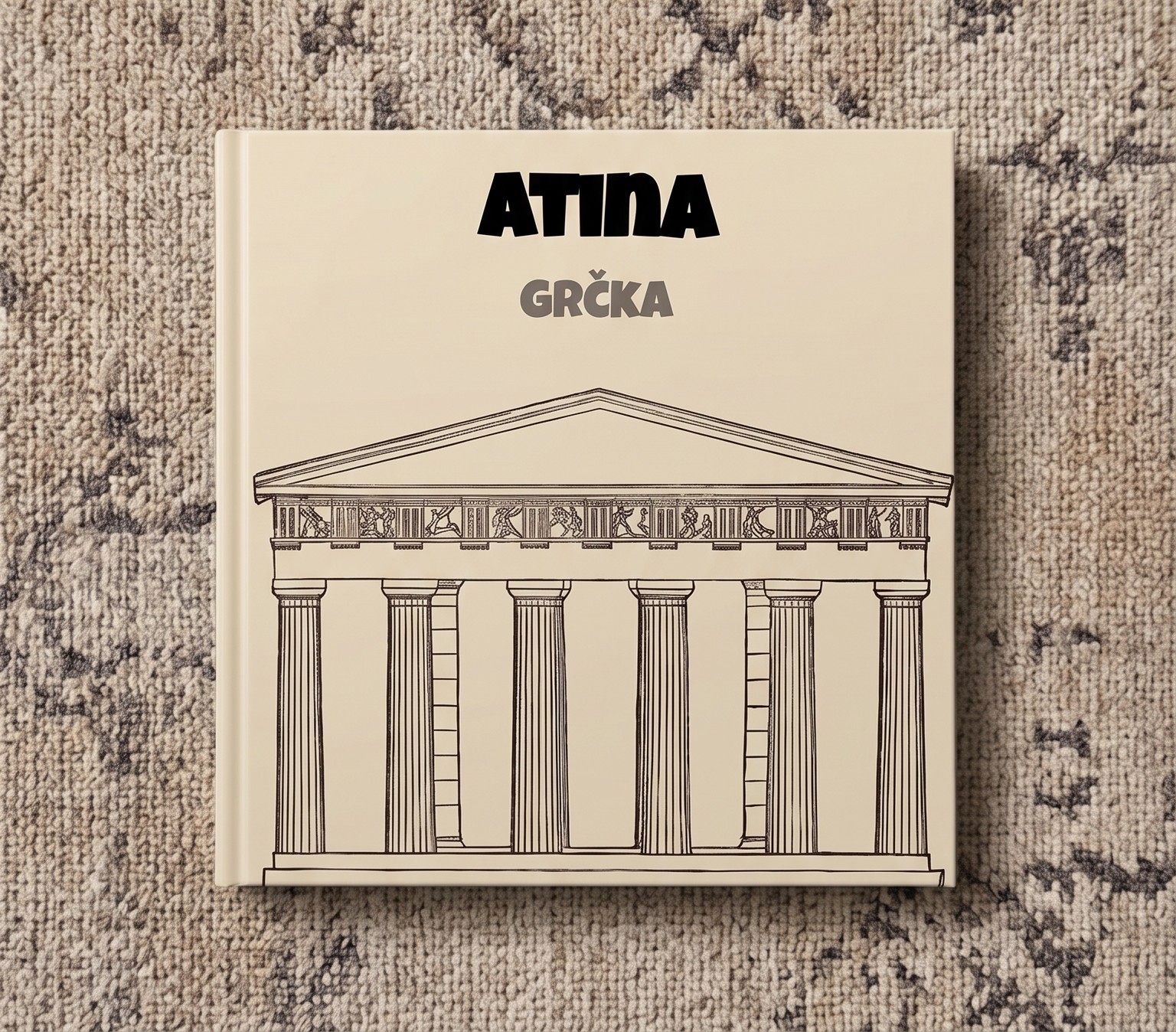 Loom album Atina sa antičkim hramom na koricama