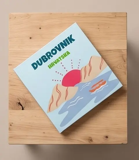 Loom album Dubrovnik sa suncem iznad mora na koricama