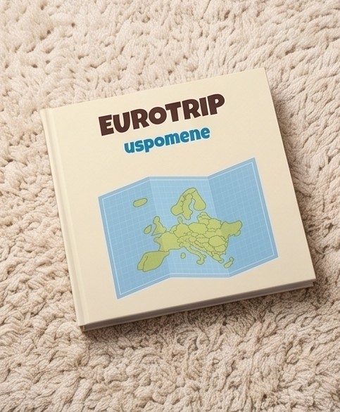 Foto album Euro Trip — premium izrada sa tvrdim koricama