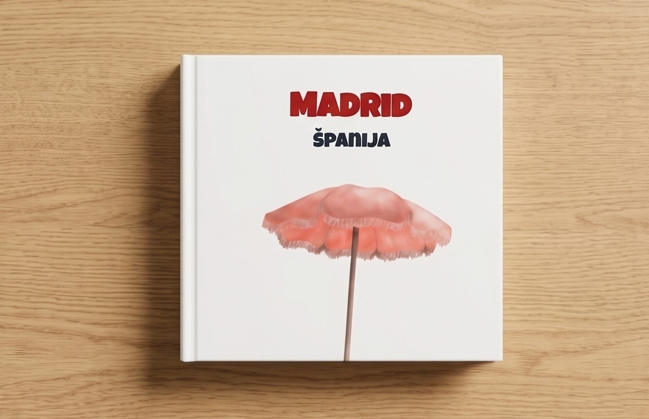 Foto album Madrid — premium izrada sa tvrdim koricama
