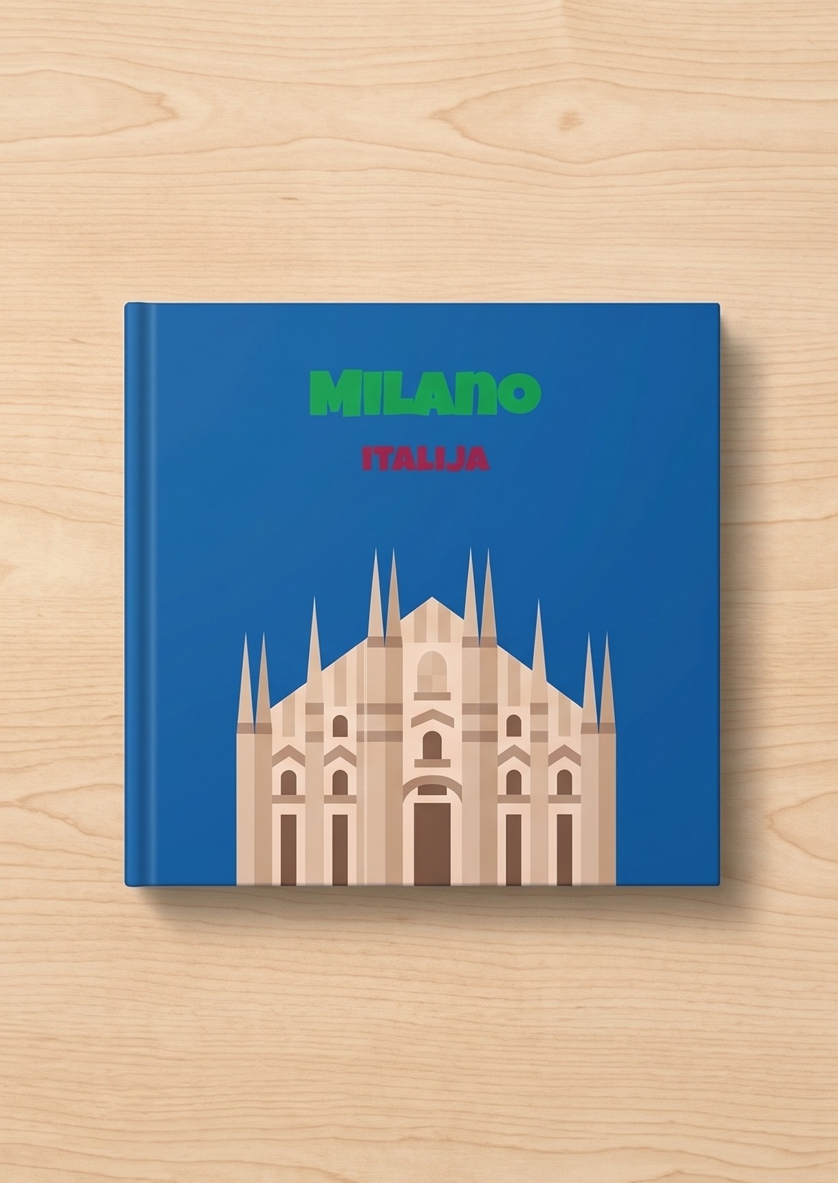 Foto album Milano — premium izrada sa tvrdim koricama