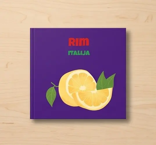 Loom album Rim sa limunom na ljubičastim koricama