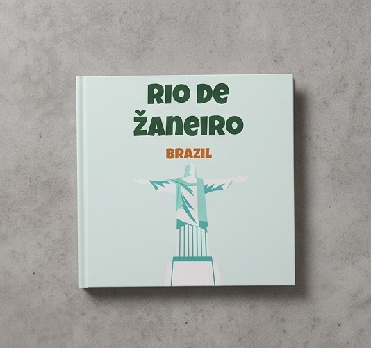Foto album Rio de Žaneiro — premium izrada sa tvrdim koricama