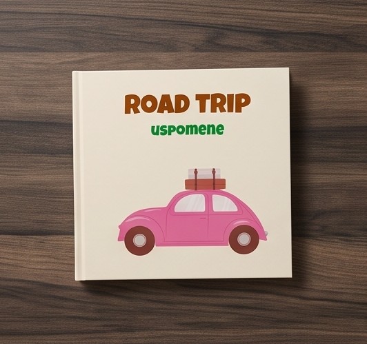 Foto album Road Trip — premium izrada sa tvrdim koricama