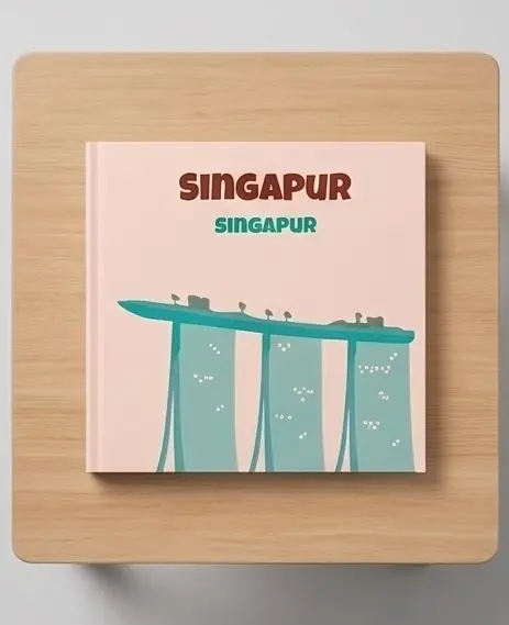 Loom album Singapur sa vrtovima uz zaliv na koricama