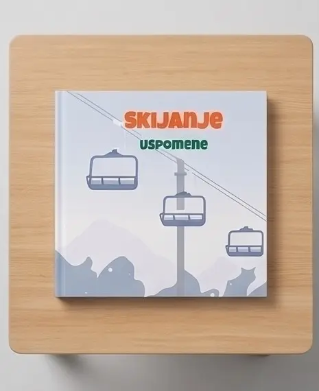 Loom album za skijanje sa žičarom na koricama