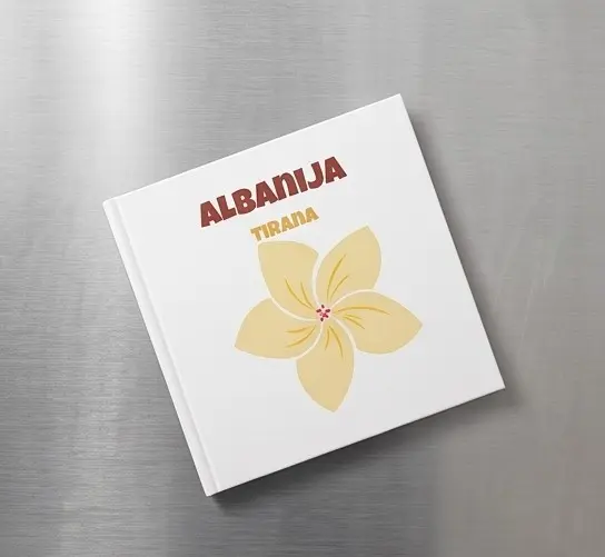 Loom album Tirana sa žutim cvetom na koricama