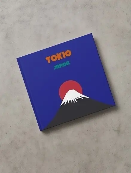 Loom album Tokio sa planinom Fudži na tamnoplavim koricama