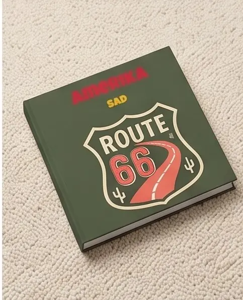 Loom album Amerika sa znakom Route 66 na zelenim koricama