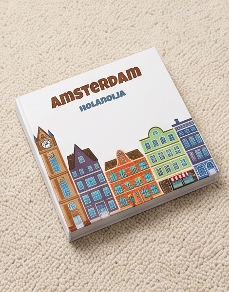 Foto album Amsterdam — layflat rigidne stranice i detalji