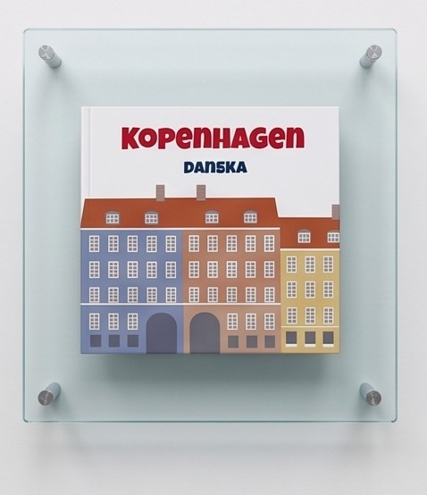 Foto album Kopenhagen — layflat rigidne stranice i detalji