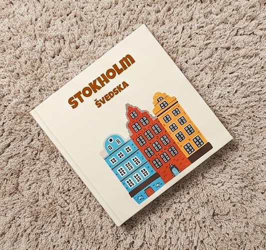Foto album Stokholm — layflat rigidne stranice i detalji
